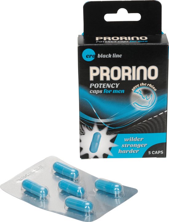 Hot Ero Prorino Potency Caps Men - Blauw