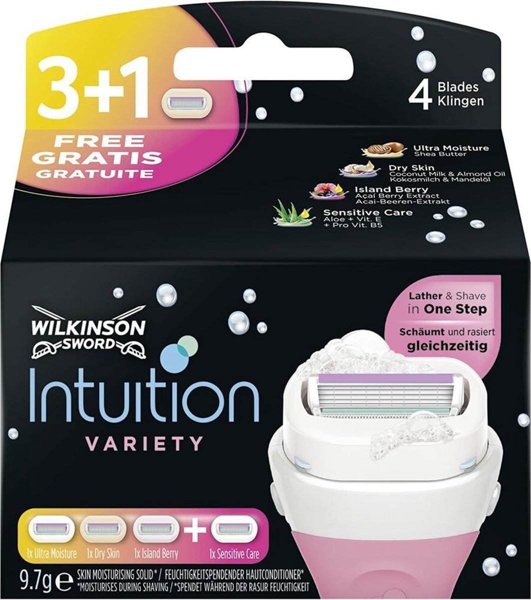 Wilkinson 4stuks Intuition Variety Edition