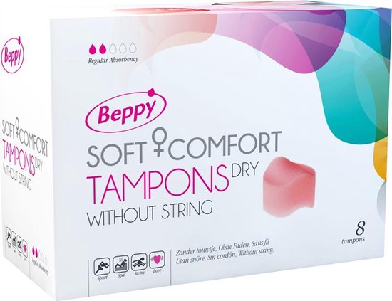 Beppy Soft Comfort Tampons Dry 8stuks - Blauw