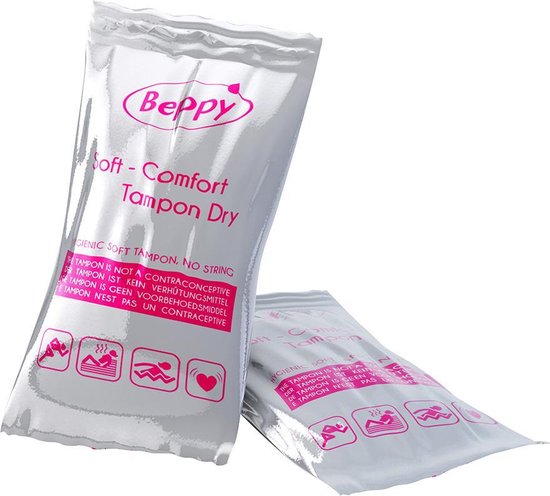 Beppy Soft Comfort Tampons Dry 8stuks - Blauw