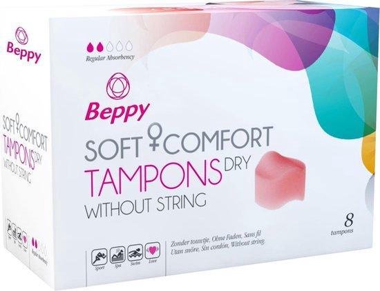 Beppy Soft Comfort Tampons Dry 8stuks - Blauw