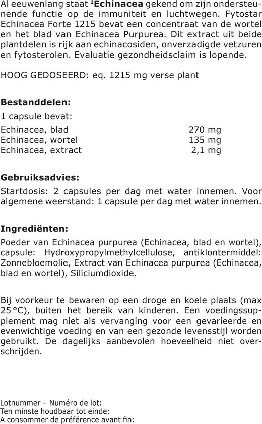 Fytostar Echinacea Forte Maxi