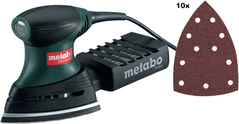 Metabo FMS 200 Intec + Schuurpapierset