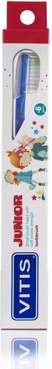 Vitis Tandenborstel Junior 1 stuks - Blauw