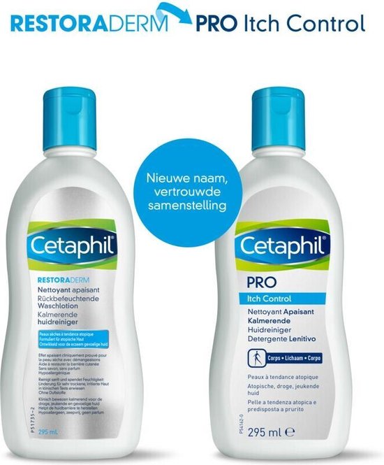 Cetaphil Pro Itch Control Kalmerende Huidreiniger 295 ML