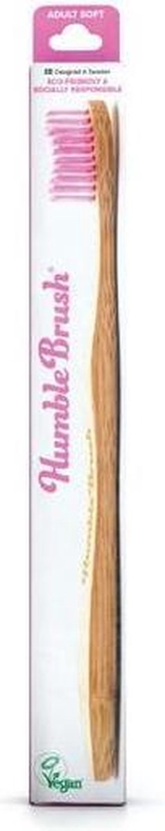 Humble Brush Adult Brush Tandenborstel 1 stuks - Paars