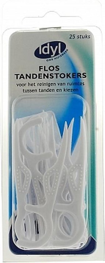 idyl Huismerk Floss Tandenstokers 25 Stok