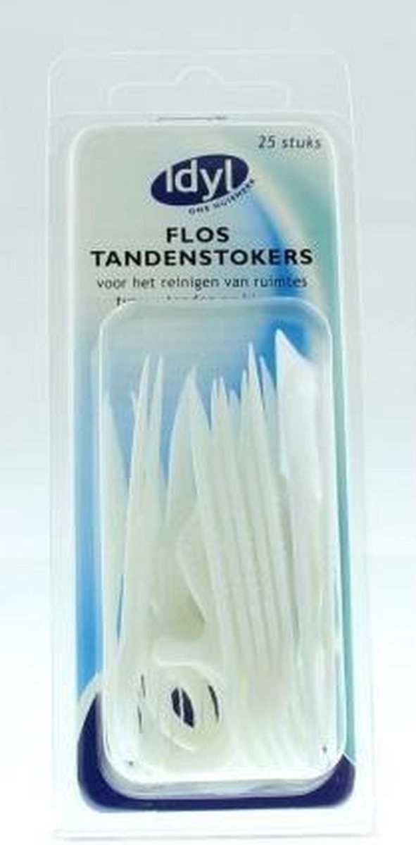 idyl Huismerk Floss Tandenstokers 25 Stok