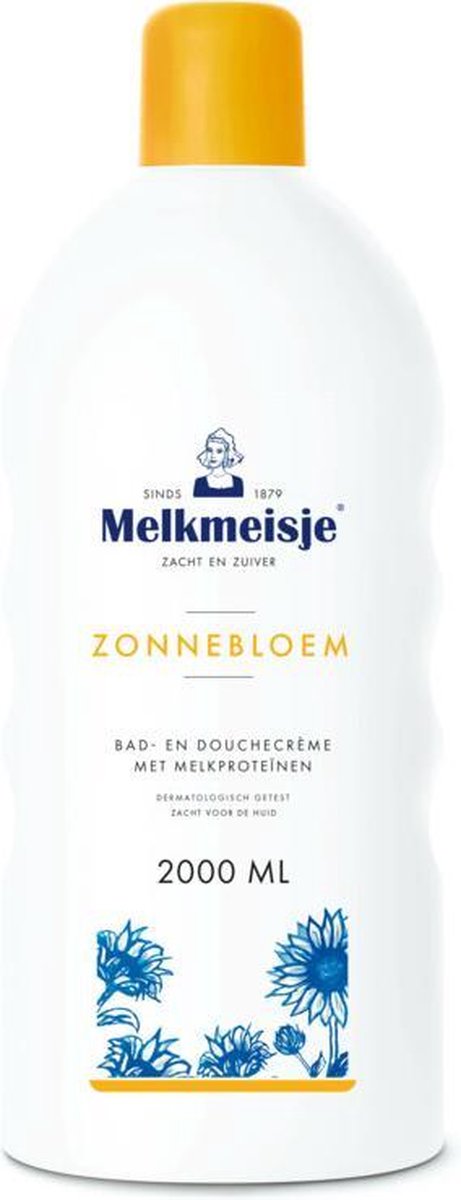 Melkmeisje Bad En Douche Zonnebloem/ Melk 2000ml