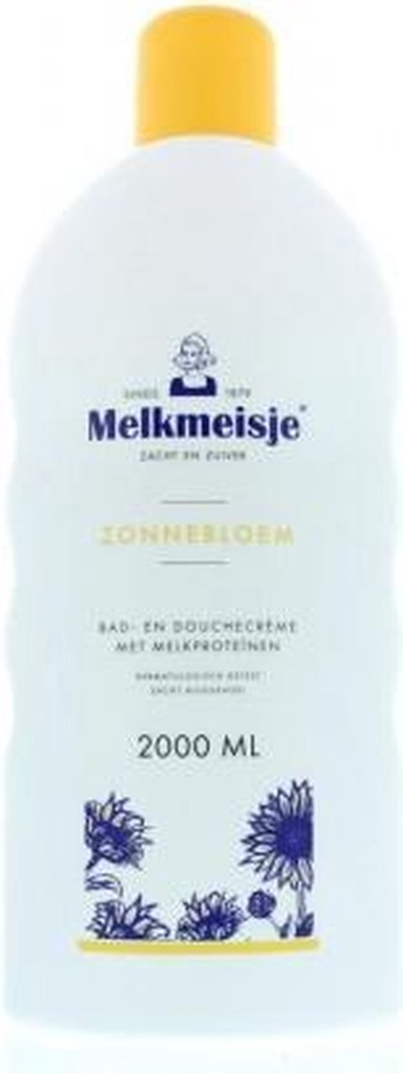 Melkmeisje Bad En Douche Zonnebloem/ Melk 2000ml