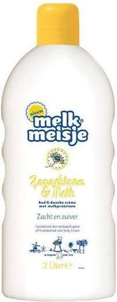 Melkmeisje Bad En Douche Zonnebloem/ Melk 2000ml