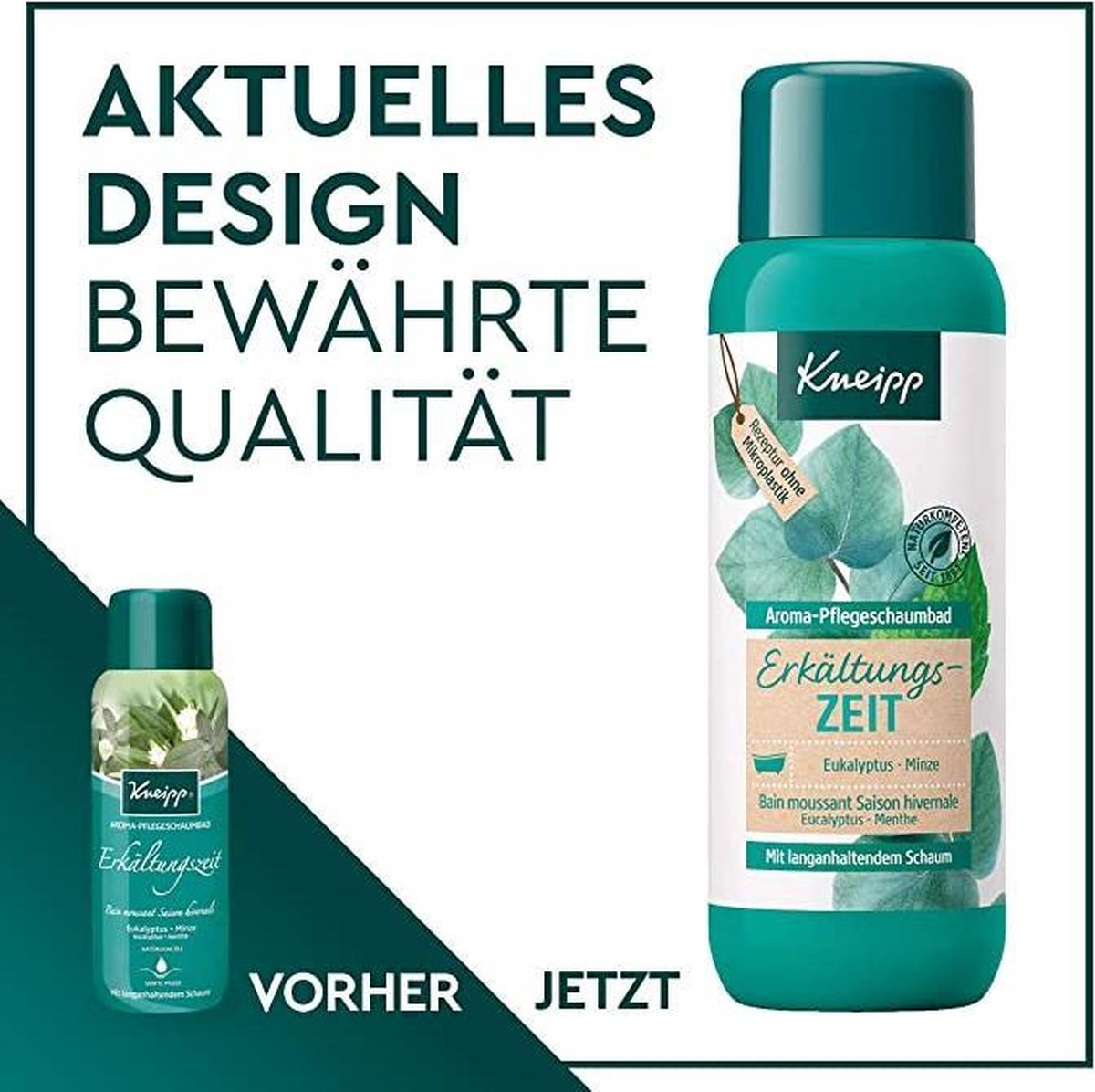 Kneipp Badschuim Mint Eucalyptus 400ml
