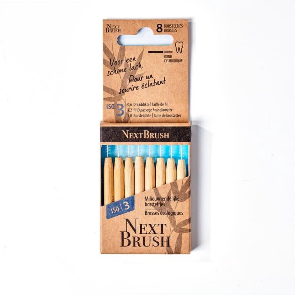 NextBrush Interdentale Bamboe Iso 3 8ST