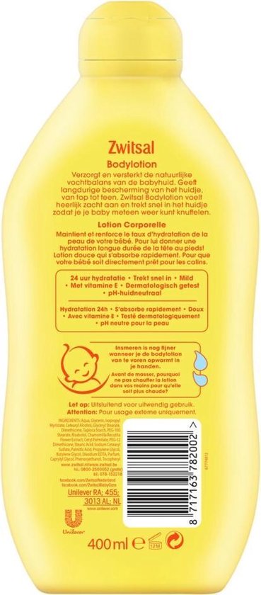 Zwitsal Bodylotion 400 ML