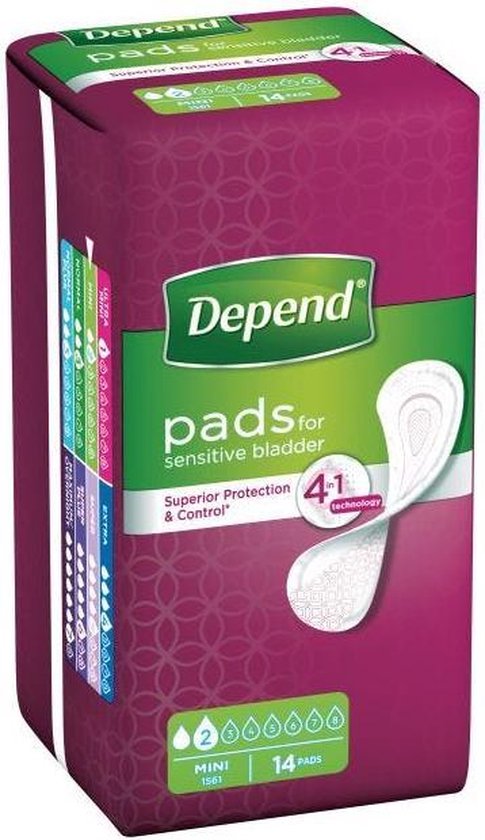 Depend Verband Mini 14stuks