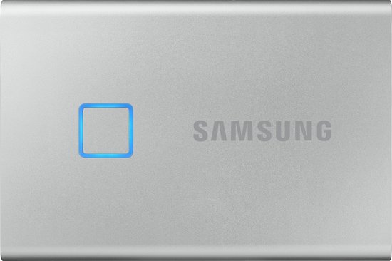 Samsung Touch Portable SSD T7 500GB Zilver - Silver