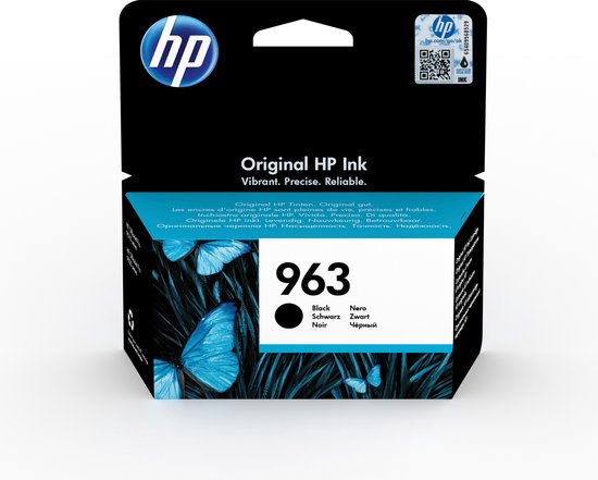 HP 963 Origineel 1 stuk(s) - Zwart