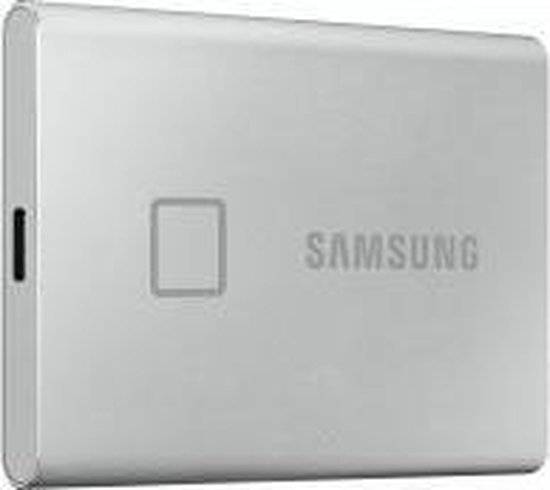 Samsung T7 Touch Portable SSD 1TB Zilver - Silver