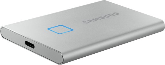Samsung T7 Touch Portable SSD 1TB Zilver - Silver