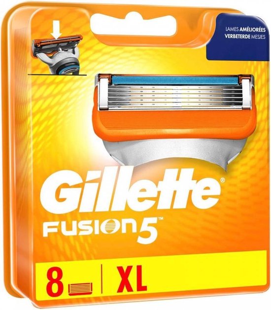 Gillette 8stuks Fusion Scheermesjes Manual
