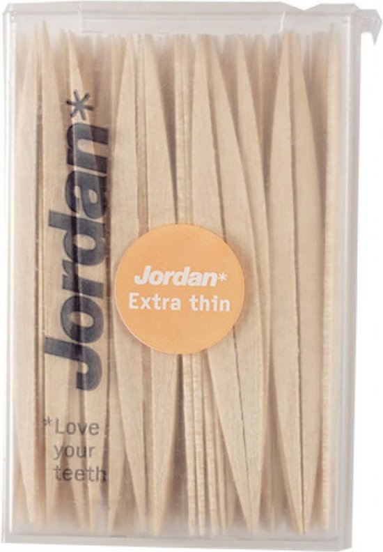 Jordan Tandenstokers Extra Dun 2-zijdig 140 Stok