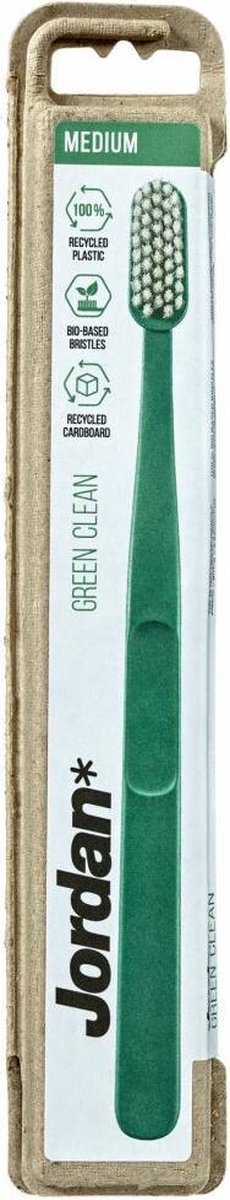 Jordan Tandenborstel Green Clean Medium Stuk