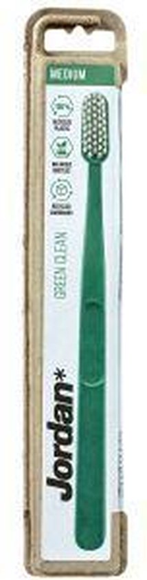 Jordan Tandenborstel Green Clean Medium Stuk