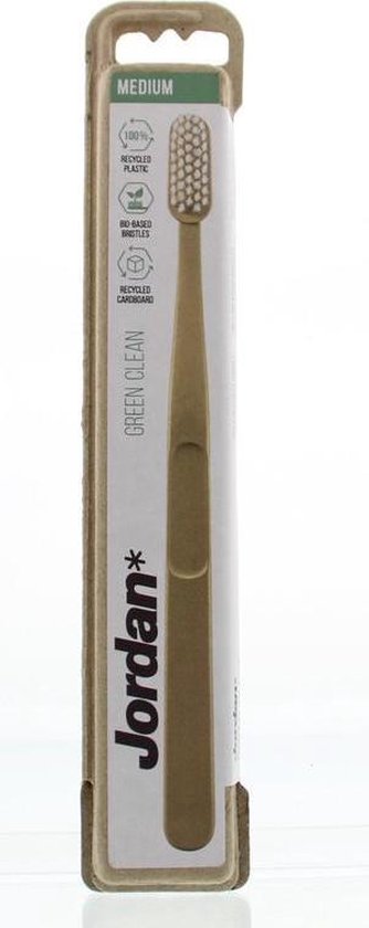 Jordan Tandenborstel Green Clean Medium Stuk