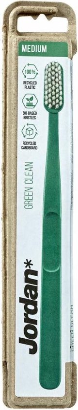 Jordan Tandenborstel Green Clean Medium Stuk