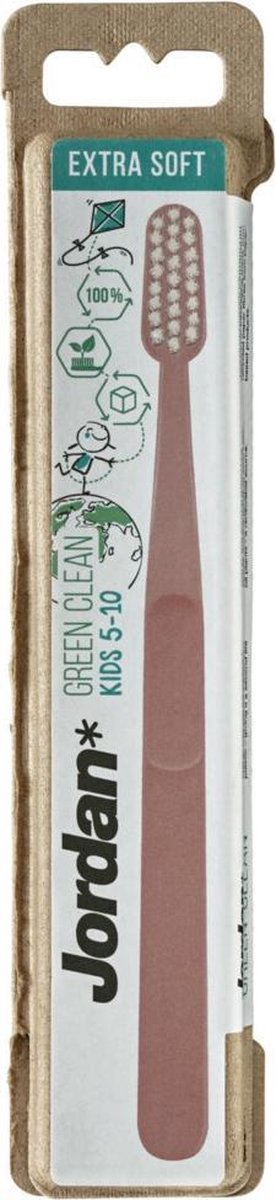 Jordan Tandenborstel Green Clean Kids Extra Soft Stuk - Blauw