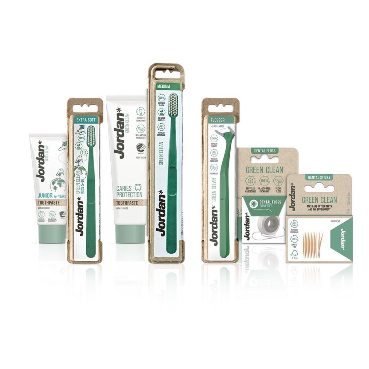 Jordan Green Clean Flossertool Stuk