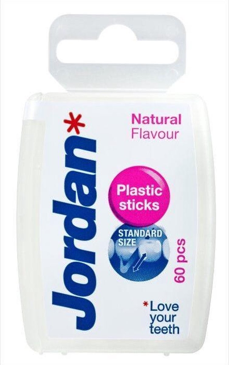 Jordan Tandenstokers Plastic Voordeelverpakking 12x60 st