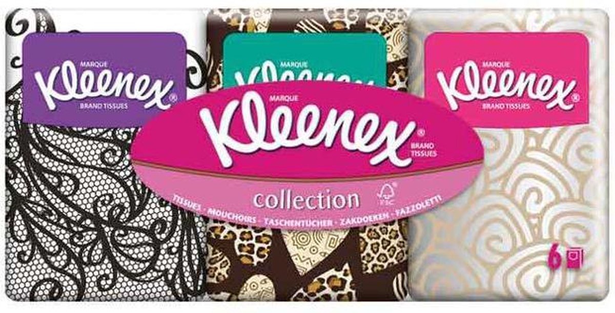 Kleenex Collection Zakdoekjes 6x7 Doek