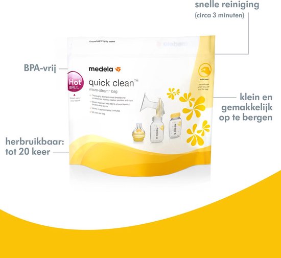 Medela Quickclean Magnetronzak 5st