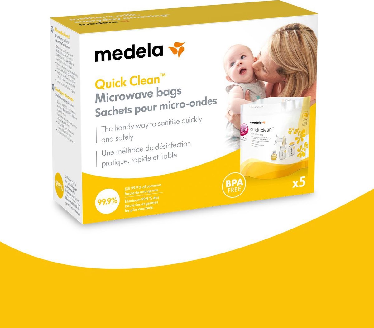 Medela Quickclean Magnetronzak 5st
