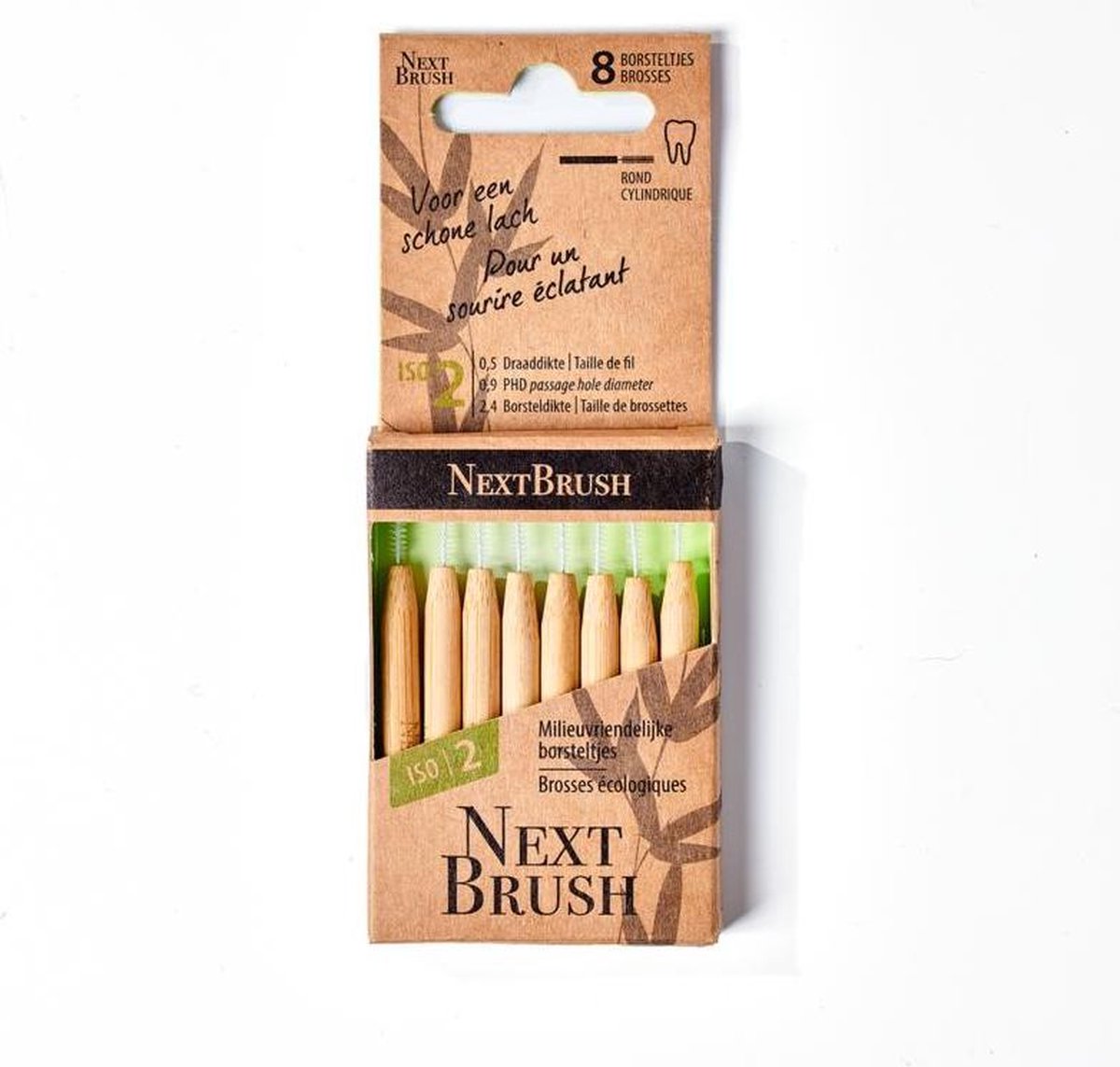 NextBrush Next Brush Ragers Bamboe Iso 2 8ST