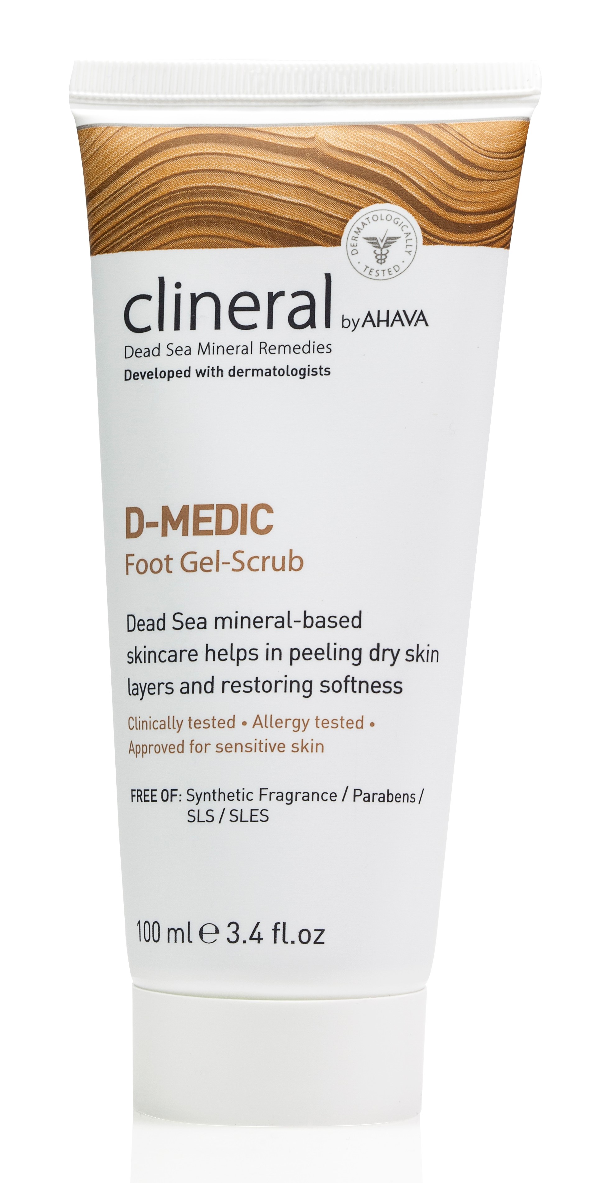 Ahava Clineral M-medic Foot Gel Scrub Voetenpeeling 100ml