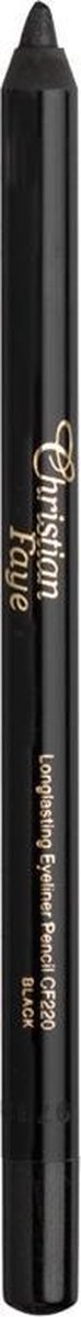 Christian Faye Long Lasting Gel Eyeliner Pencil Black - Zwart