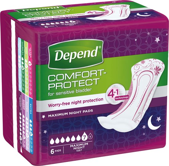 Depend Verband Maximum 6stuks