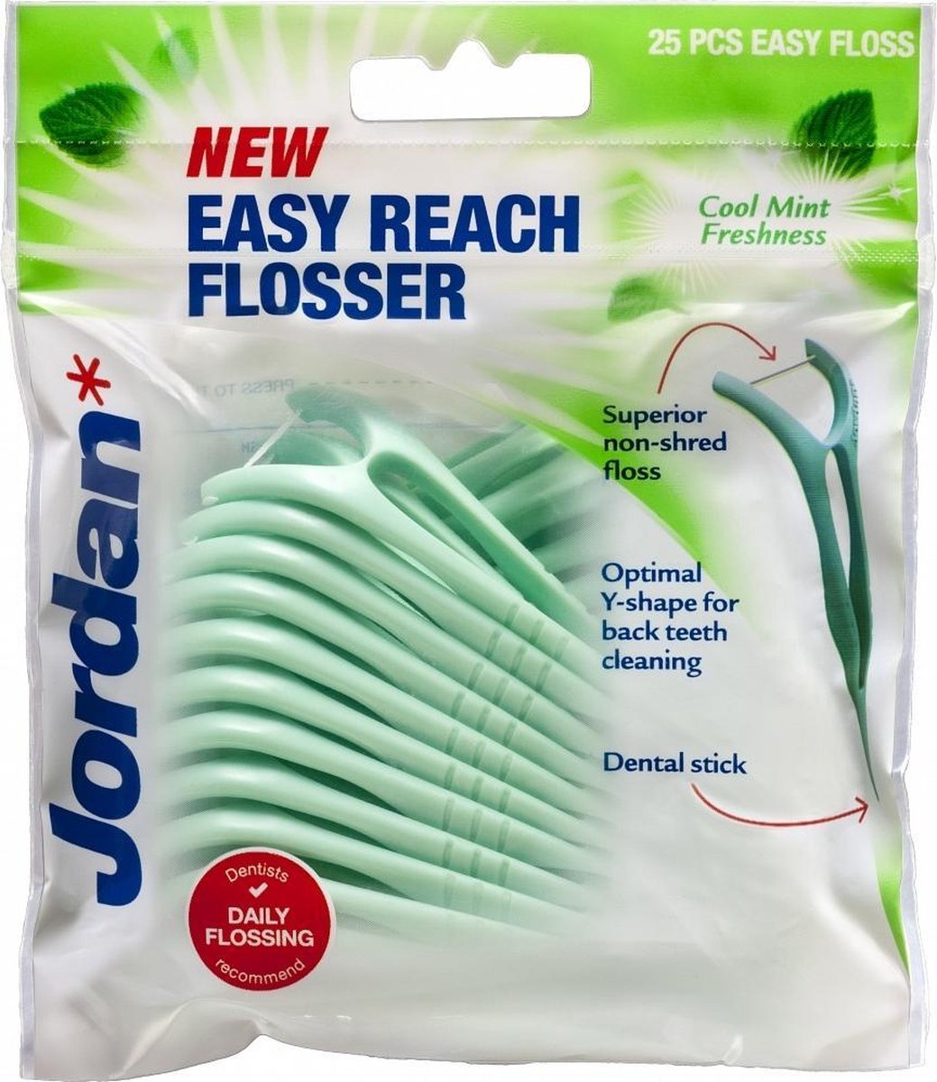 Jordan Easy Reach Flosdraad Flosser 25stuks