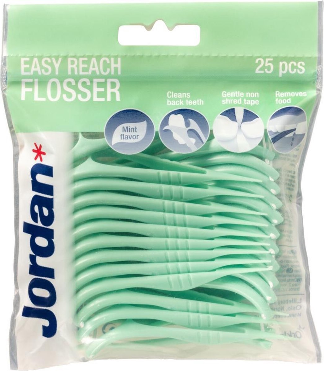 Jordan Easy Reach Flosdraad Flosser 25stuks