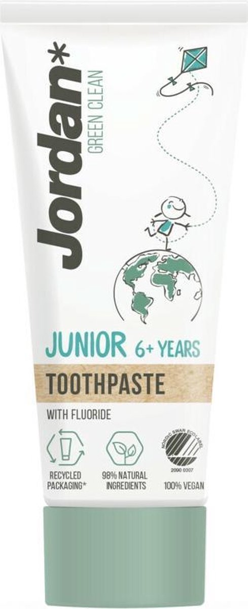Jordan Green Clean Tandpasta Junior 6 50ml