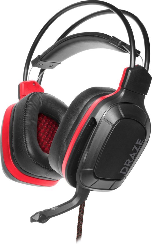 Speedlink Draze Gaming Headset -/Rood - PS4 - Zwart