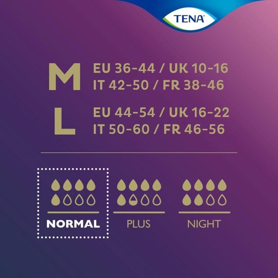 Tena Protective Underwear Women L 10stuks