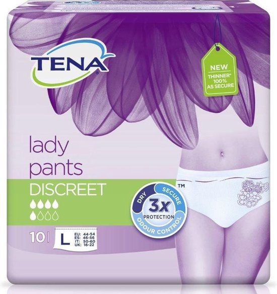 Tena Protective Underwear Women L 10stuks