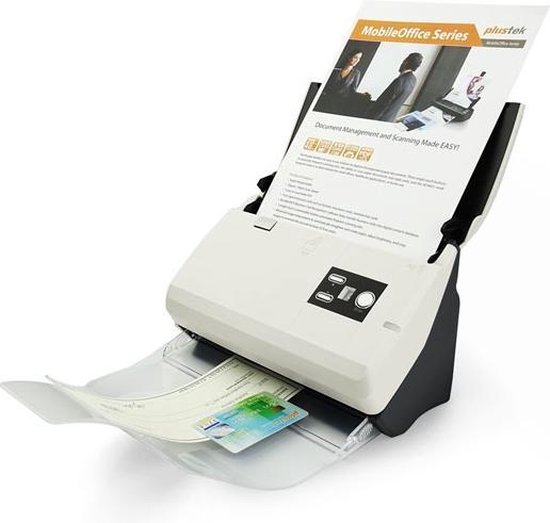 Plustek SmartOffice PS30D 600 x 600 DPI ADF-scanner, Wit A4 - Zwart