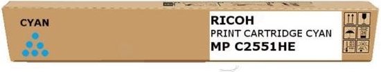 Ricoh MPC2551 toner cyaan standard capacity 9.500 pagina's 1-pack