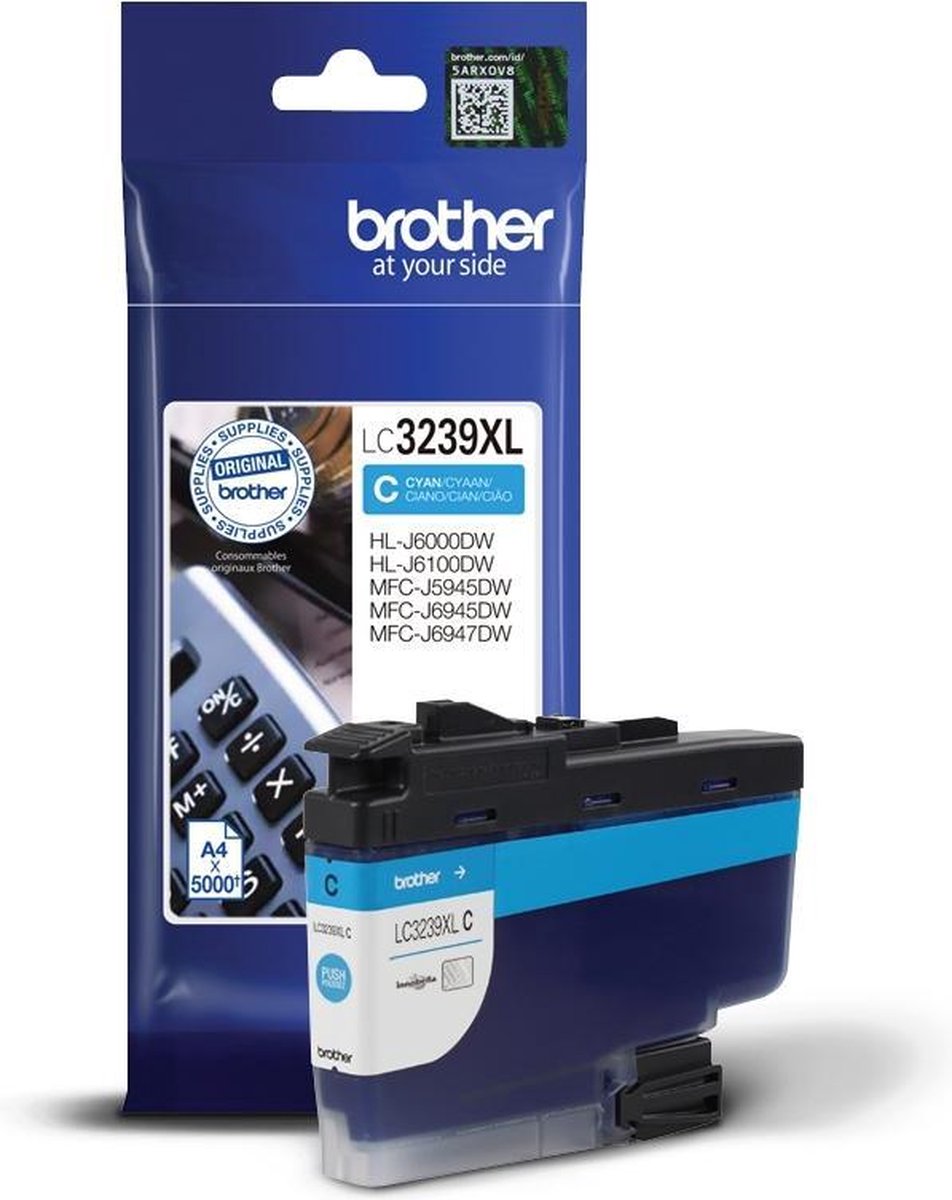 Brother LC-3239XLC inktcartridge Origineel Cyaan 1 stuk(s)