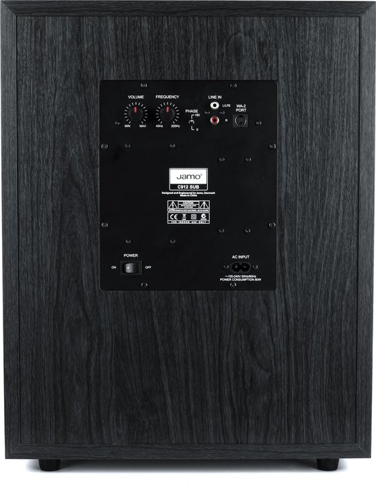 Jamo Concert II C912 Subwoofer - Zwart