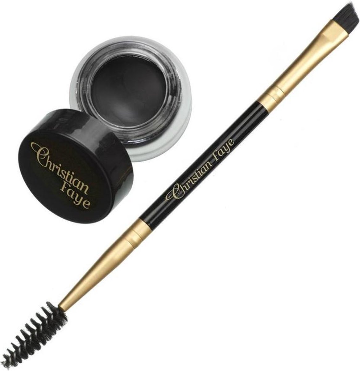 Christian Faye Christian C. Eyebrow Make Up Christian C. - Eyebrow Make Up Eyebrow Dip Pommade - Zwart